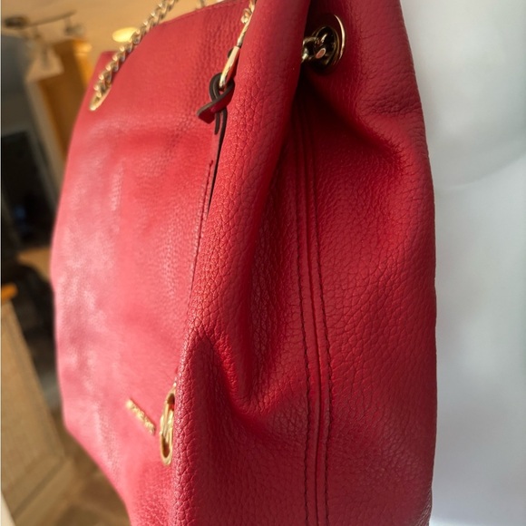 Michael Kors Cherry Red Shoulder Bag - Picture 2 of 12